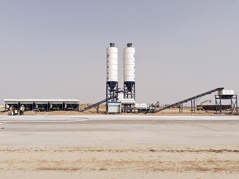 WDJ800型疊加式二次攪拌水穩(wěn)拌合站立式水泥倉