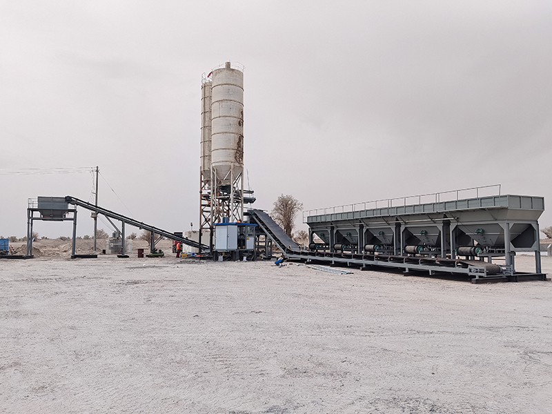 WDJ800型疊加式二次攪拌水穩(wěn)拌和站