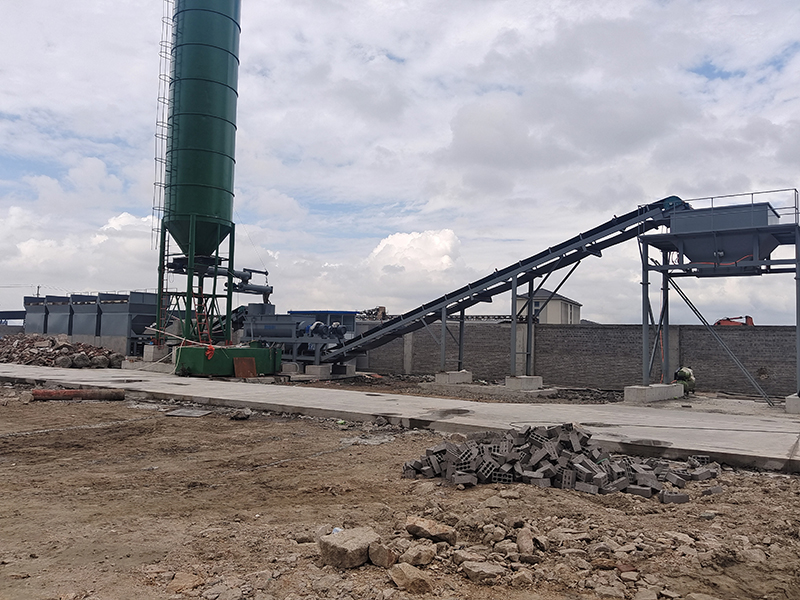 WDJ300型水穩(wěn)拌合站配立式倉